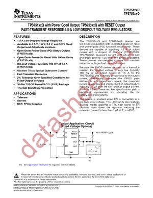 TPS75333QPWP datasheet  